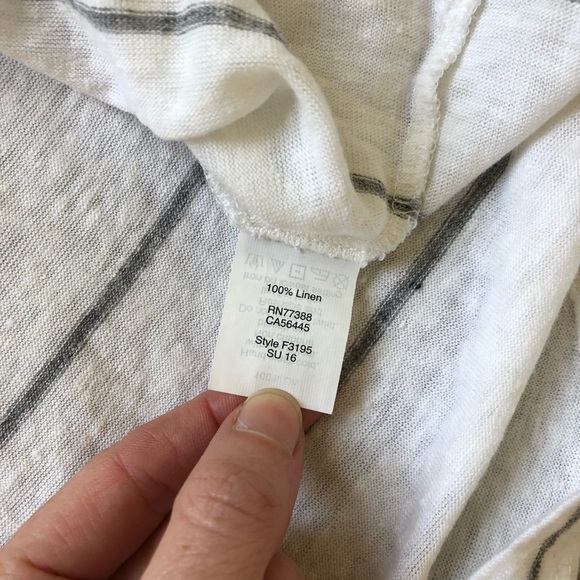 Madewell Linen Allegro Top in Soledad Stripe F3195 - Picture 10 of 11